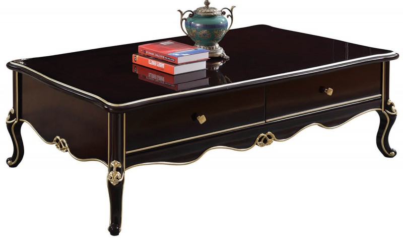 輕奢黑檀色系列長茶幾GK900#