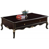 華夏國康輕奢黑檀色系列長茶幾GK900#