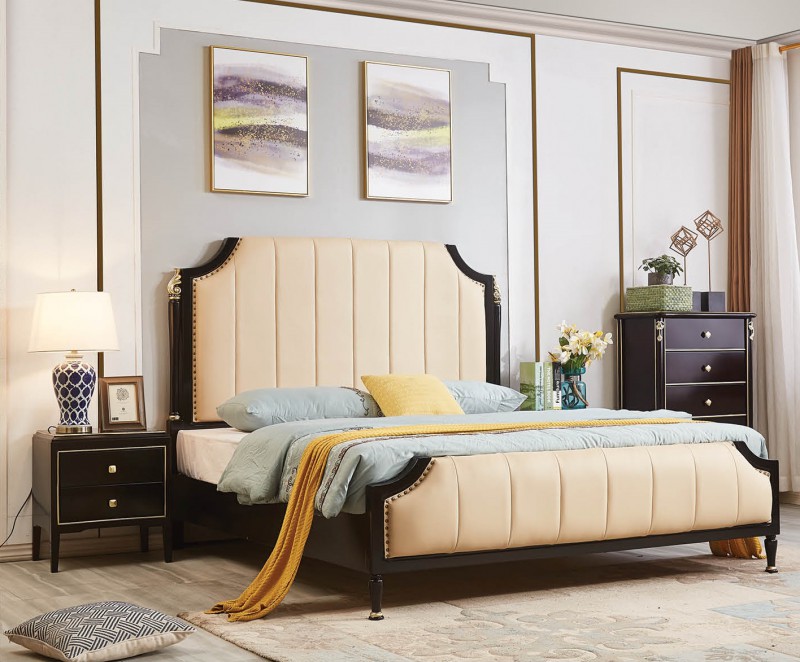 輕奢黑檀色系列大床810#