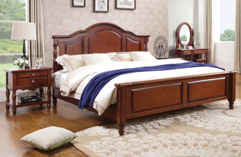 復古胡桃色系列大床615#