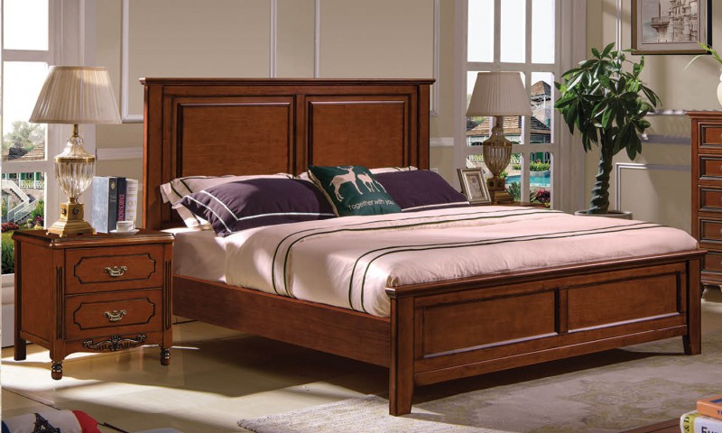 復古胡桃色系列大床215#