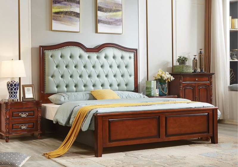 復古胡桃色系列大床208#