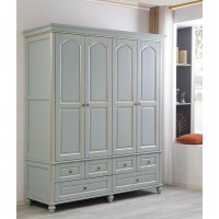 華夏國康簡美高級灰系列四門衣柜826#