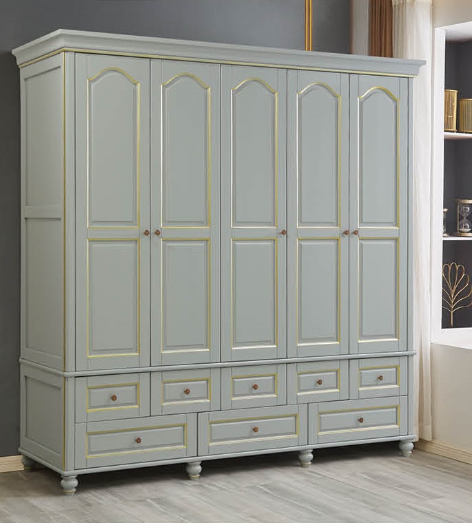 簡美高級灰系列五門衣柜826#