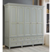 華夏國(guó)康簡(jiǎn)美高級(jí)灰系列五門(mén)衣柜826#