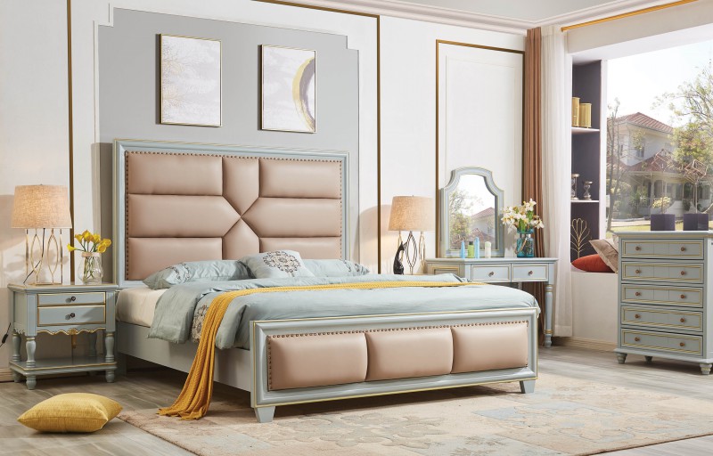 簡(jiǎn)美高級(jí)灰系列大床202#