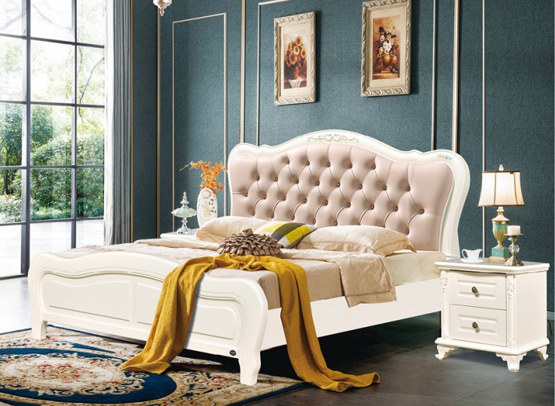 大床1918#（靜音床）象牙白