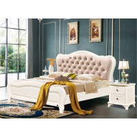 卓越皇朝大床1918#（靜音床）象牙白