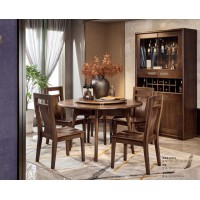 佐霖家具尚柚系列圓餐桌5008#、餐椅07#