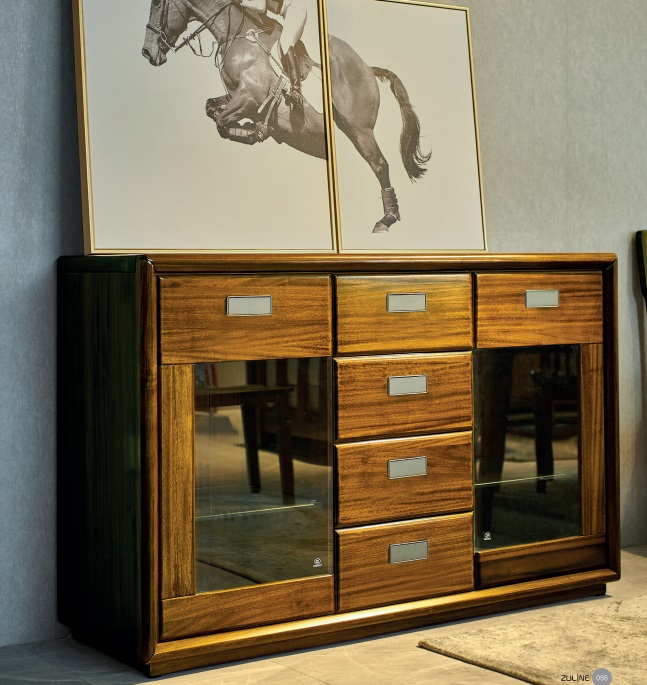 緬甸金絲柚木系列餐邊柜02#