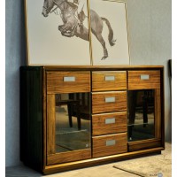 佐霖家具緬甸金絲柚木系列餐邊柜02#