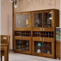 佐霖家具緬甸金絲柚木系列酒柜