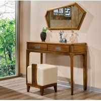 佐霖家具緬甸金絲柚木系列妝臺3003#