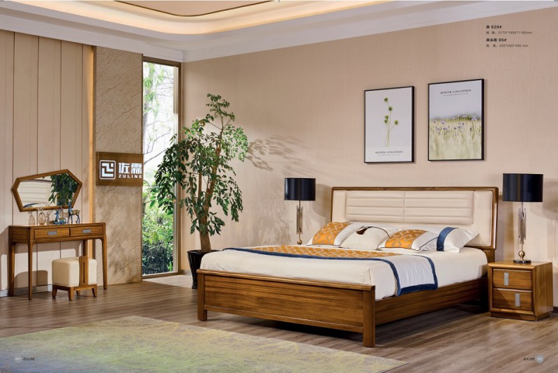 緬甸金絲柚木系列床620#