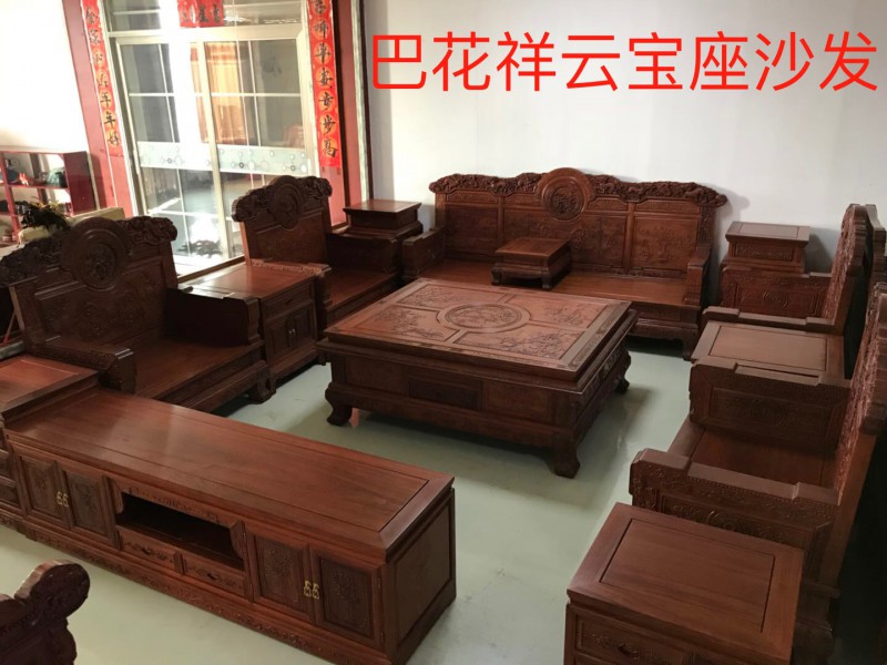 南康紅木家具巴花系列產(chǎn)品1