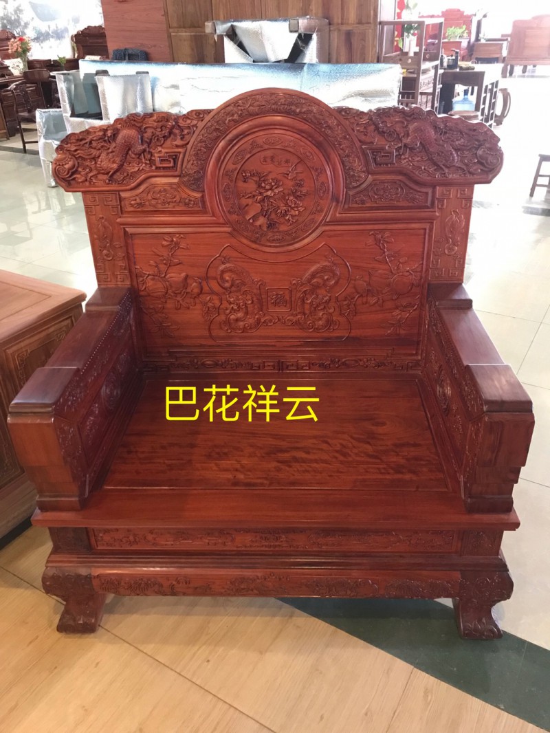 南康紅木家具巴花系列產(chǎn)品3