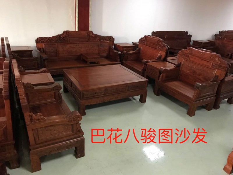 南康紅木家具巴花系列產(chǎn)品2