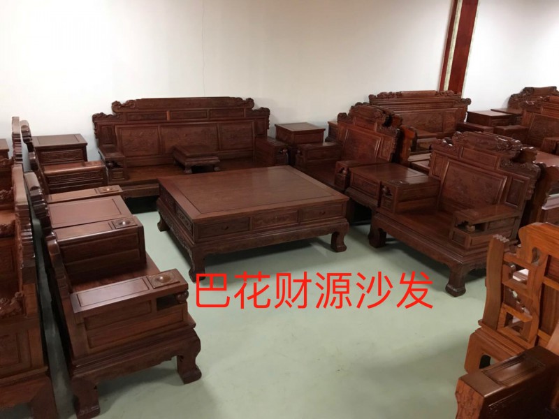 南康紅木家具巴花系列產(chǎn)品4