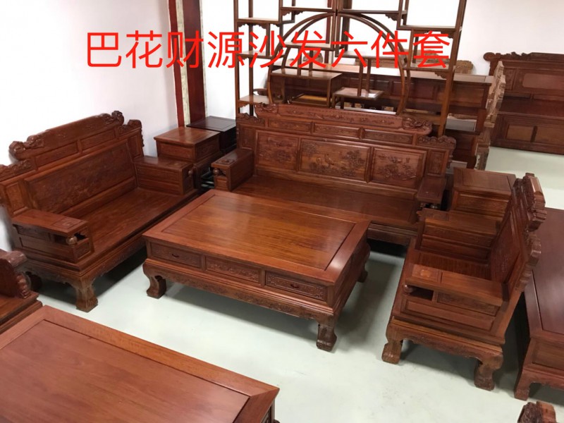 南康紅木家具巴花系列產(chǎn)品6