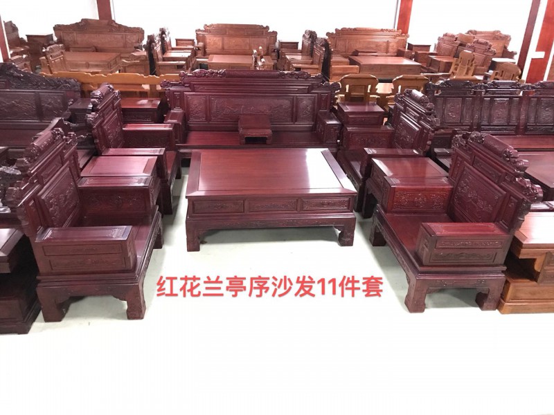 江西南康紅花梨紅木家具2
