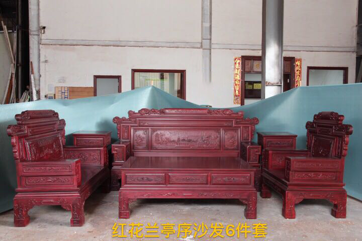 江西南康紅花梨紅木家具5
