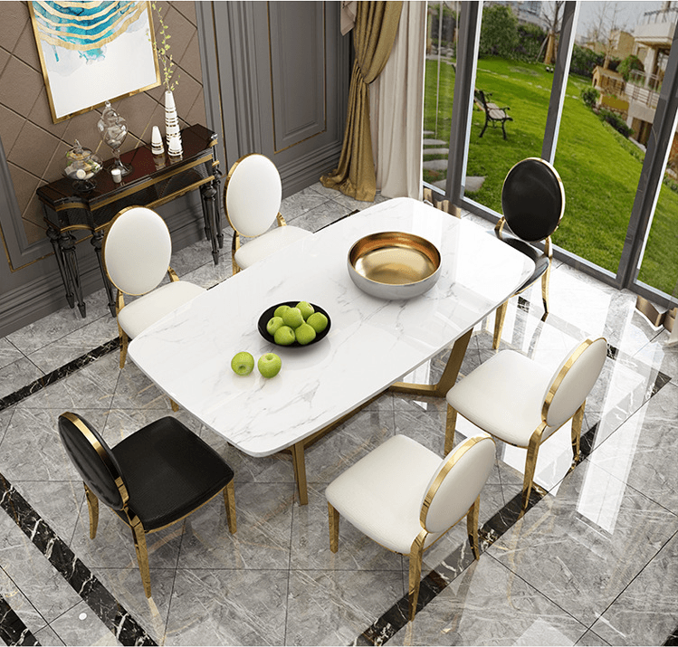 金匠家具輕奢餐桌1