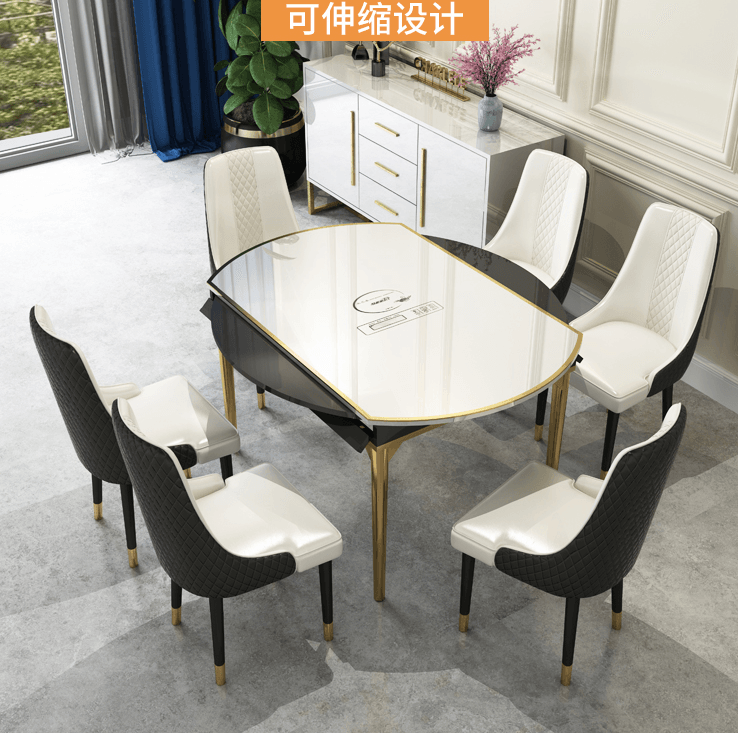 金匠家具輕奢餐桌11