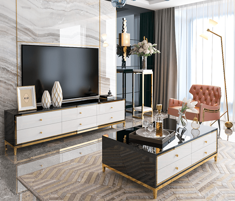 金匠家具輕奢柜子9