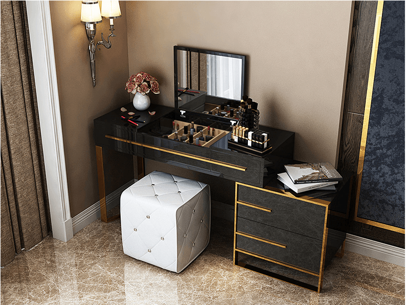 金匠家具輕奢梳妝臺5