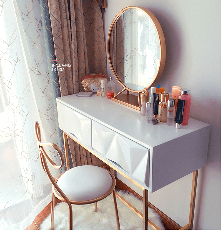 金匠家具輕奢梳妝臺6