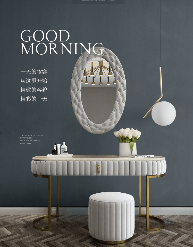 金匠家具輕奢梳妝臺8