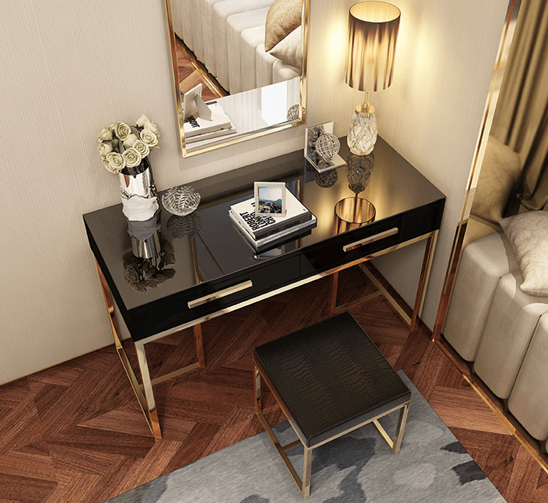 金匠家具輕奢梳妝臺11