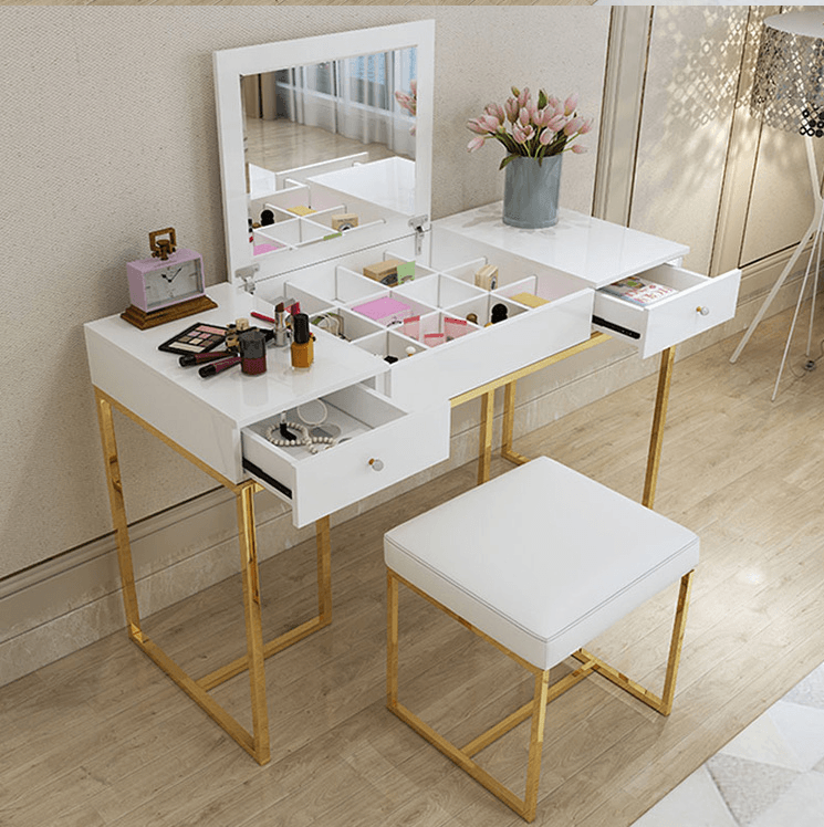 金匠家具輕奢梳妝臺14