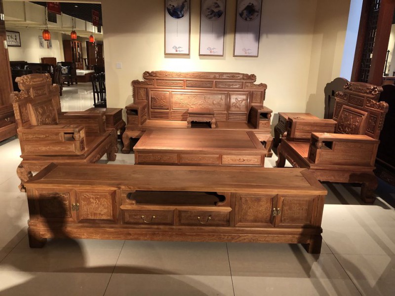 大果紫檀紅木家具產品2