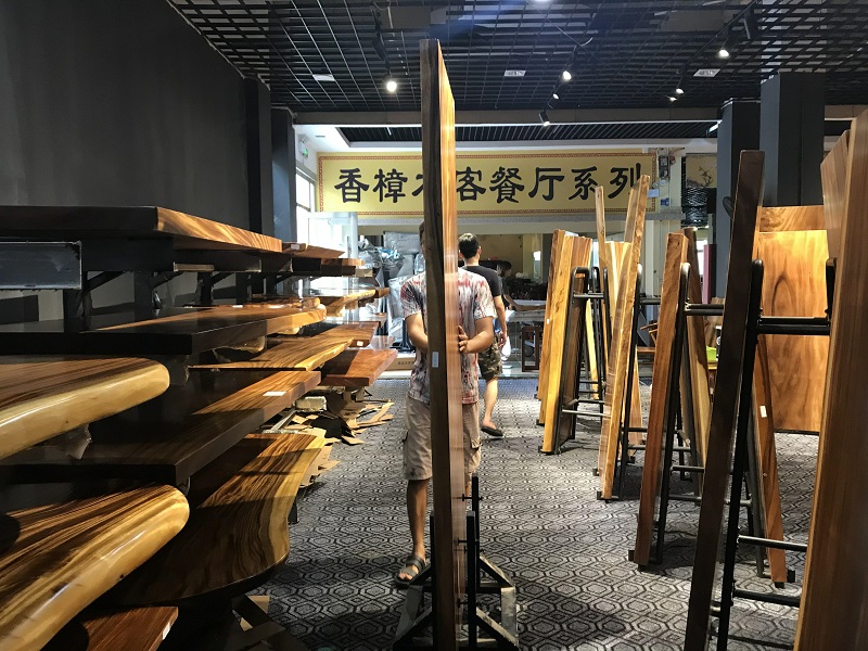 江西贛州南康實木大板茶桌茶臺10