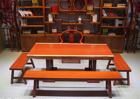 江西贛州南康實木大板茶桌茶臺16