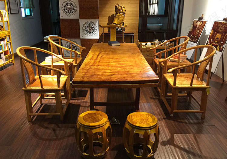 江西贛州南康實木大板茶桌茶臺19