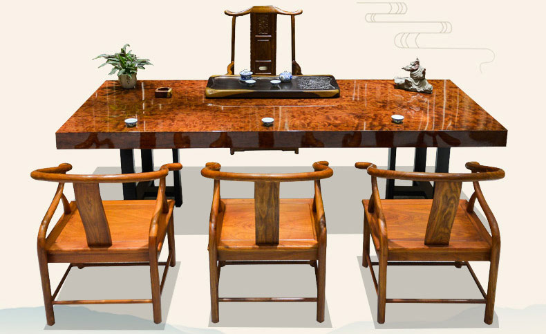 江西贛州南康實木大板茶桌茶臺20