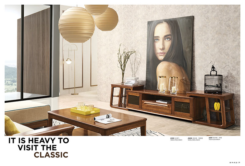 慶富家具，金木尚品北歐現代實木家具產品14