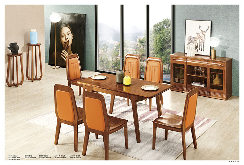 慶富家具，金木尚品北歐現代實木家具產品33