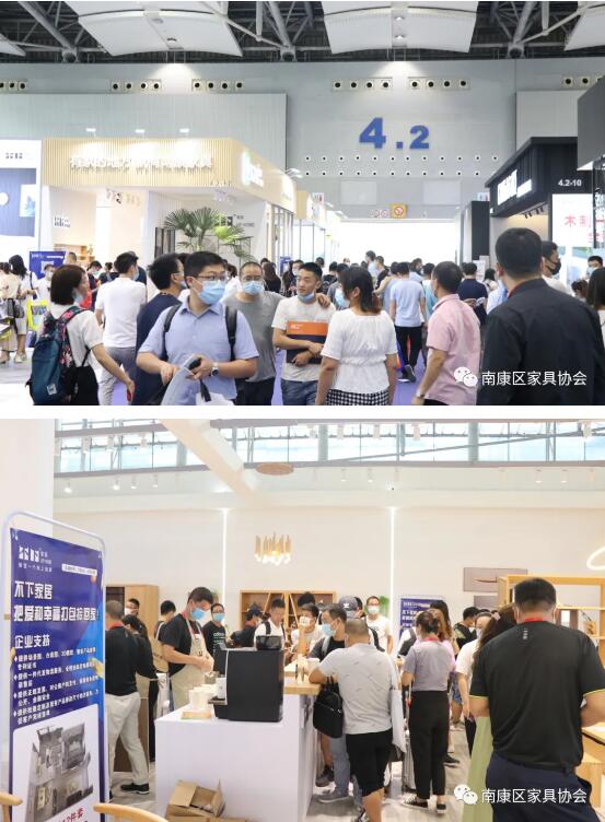 南康家具品牌館人潮涌動