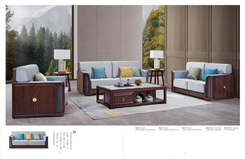 紫金閣桌雅新中式實木家具4