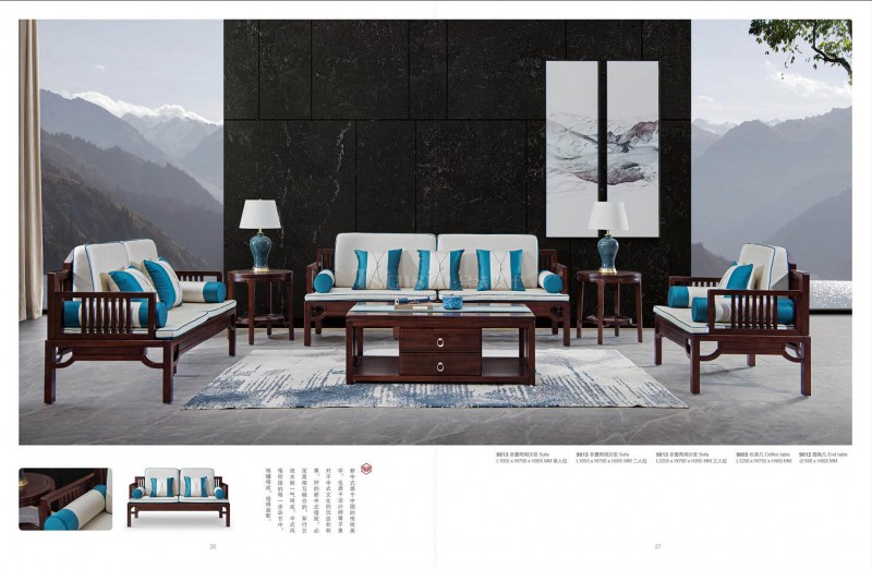 紫金閣桌雅新中式實木家具12