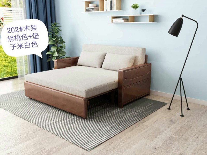 江西南康木公子沙發(fā)床2