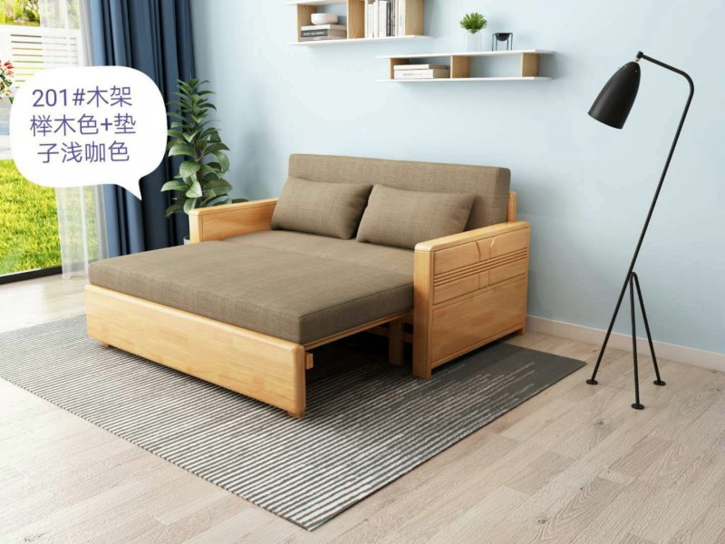 江西南康木公子沙發(fā)床10