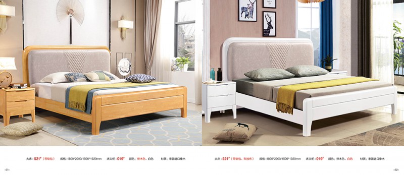 江西南康實木床、橡木床產品16