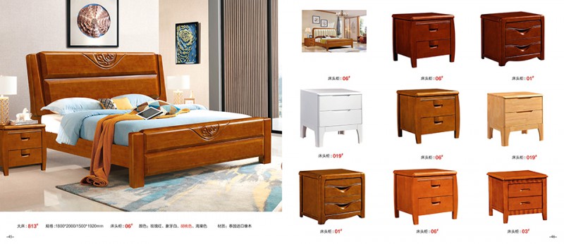 江西南康實木床、橡木床產品23
