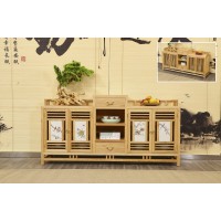 菲百年新中式禪意北美白蠟?zāi)炯揖?2