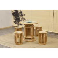 菲百年新中式禪意北美白蠟木家具19