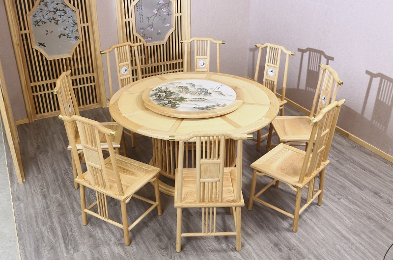 新中式禪意北美白蠟木家具18